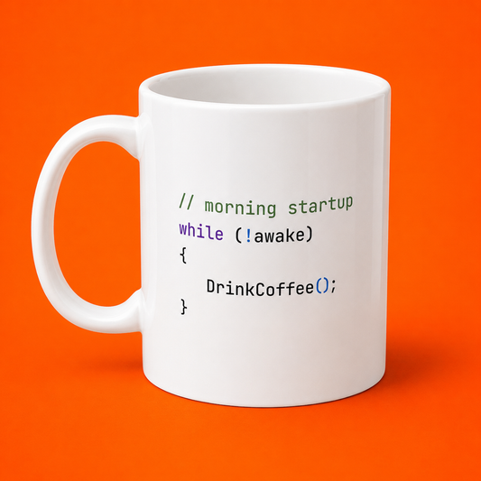 Programming Humor Code Snippet Mug | Ceramic Coffee Cup