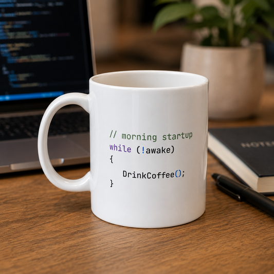 Programming Humor Code Snippet Mug | Ceramic Coffee Cup